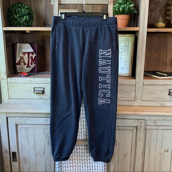 Nautica Other - Nautica spell out sweatpants joggers SZ S